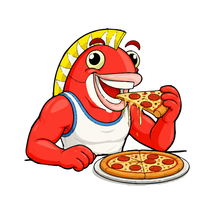 Pizza recién horneada